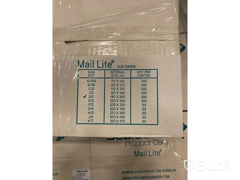 18 x 100 st Mail-Lite D/1 Weiss